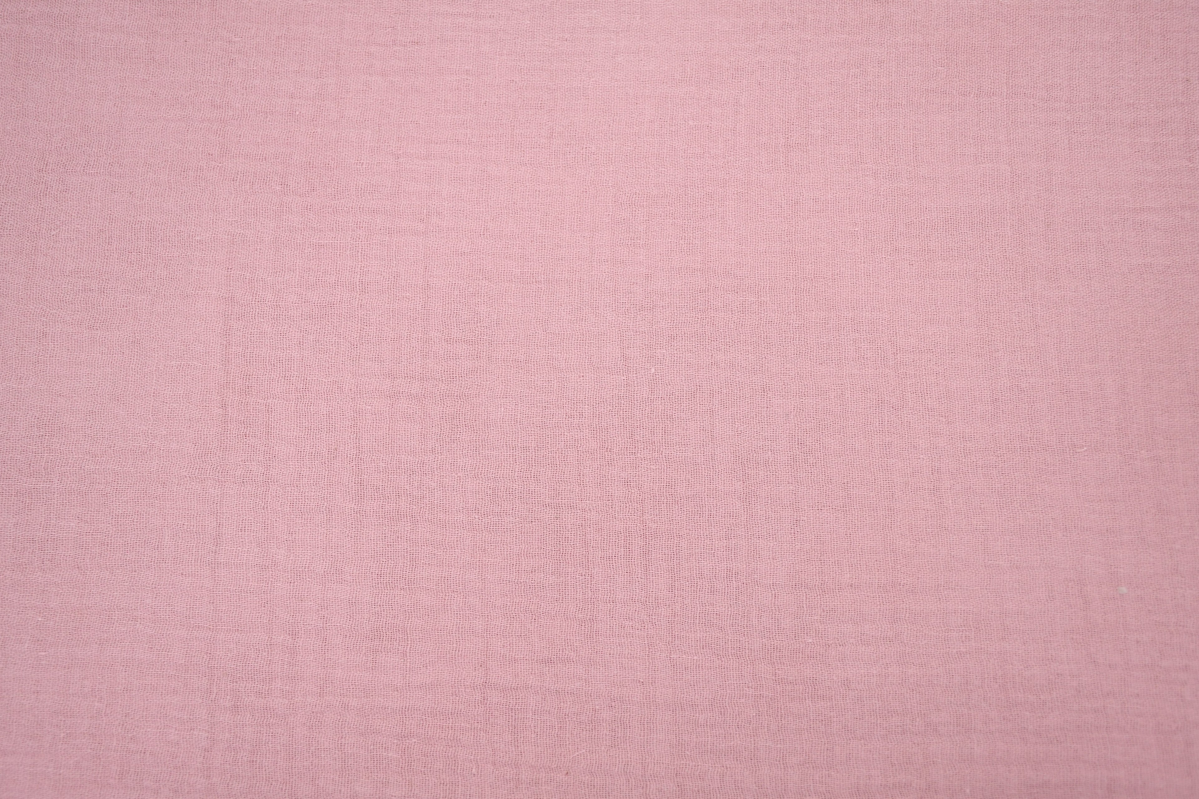 100% Cotton Double Gauze Muslin Fabric -  Ice Pink