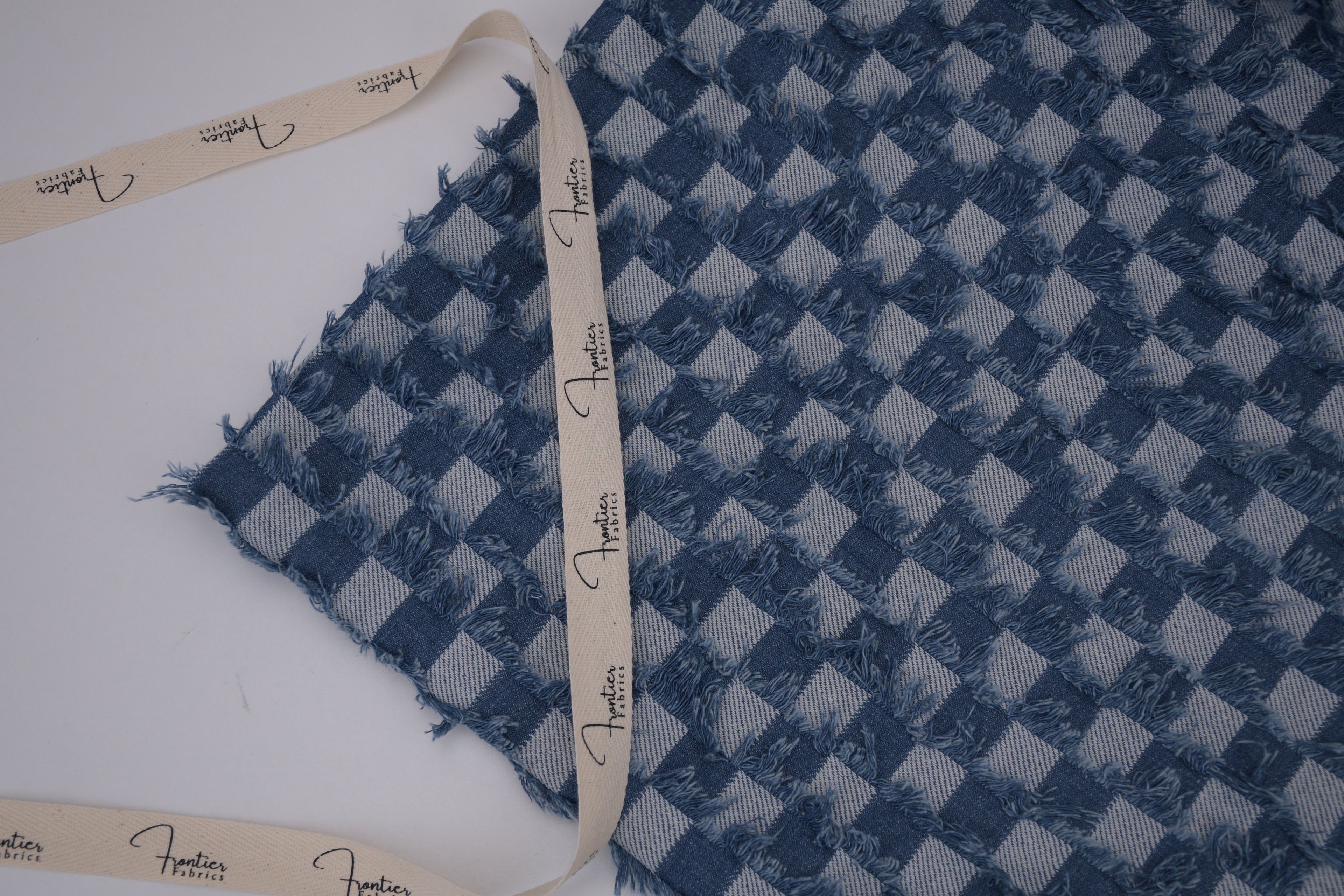 Denim chambray lavé 5 oz – Bleu brume