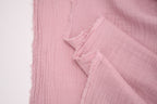 100% Cotton Double Gauze Muslin Fabric -  Ice Pink