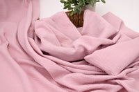 100% Cotton Double Gauze Muslin Fabric -  Ice Pink