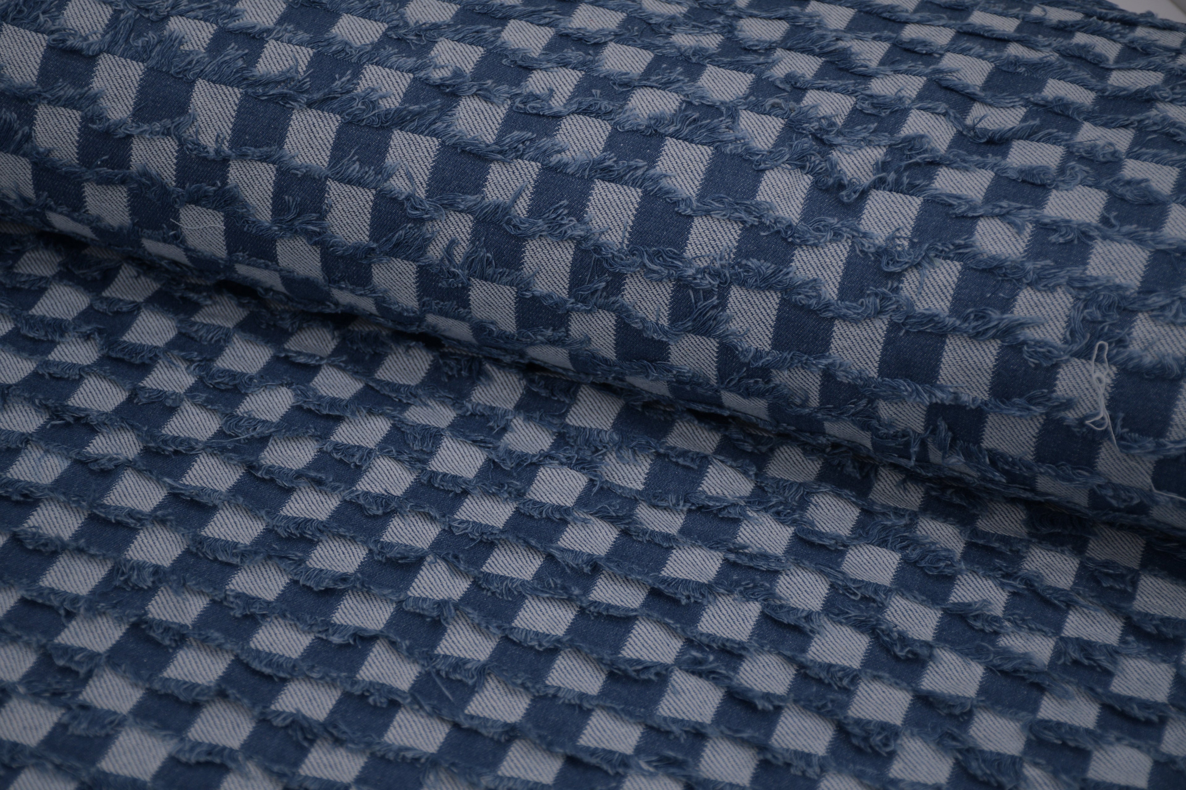 Denim chambray lavé 5 oz – Bleu brume