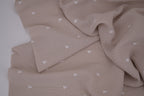 100% Cotton Muslin Double Gauze Print - Confetti Hearts
