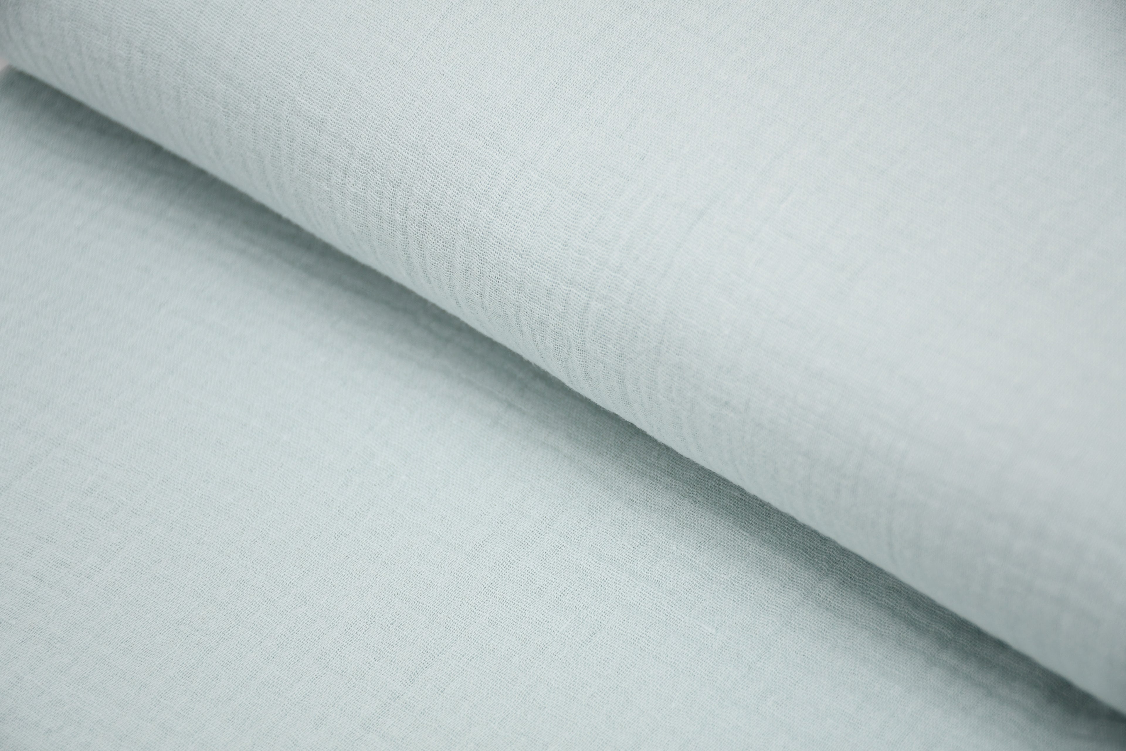 100% Cotton Double Gauze Muslin Fabric -  Sea Green