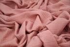100% Cotton Double Gauze Muslin Fabric -  Blush Pink