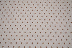100% Cotton Muslin Double Gauze Print - Cocoa Hearts