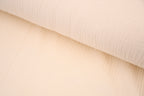 100% Cotton Double Gauze Muslin Fabric - Creme