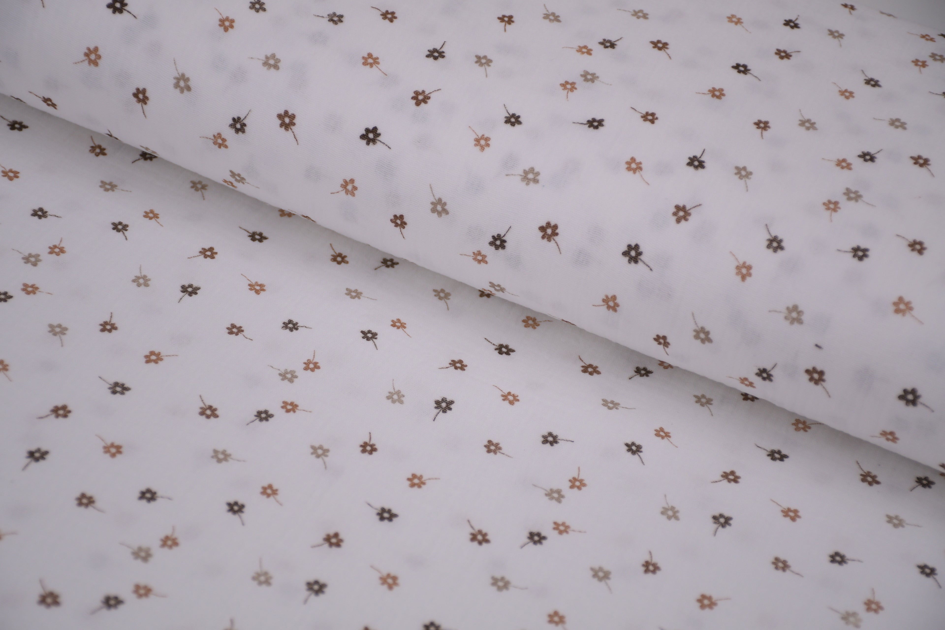 100% Cotton Muslin Double Gauze Print - Toasted Poppies