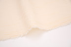100% Cotton Double Gauze Muslin Fabric - Creme