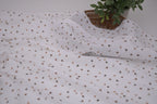 100% Cotton Muslin Double Gauze Print - Toasted Poppies