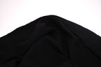 100% Cotton Double Gauze Muslin Fabric -  Black