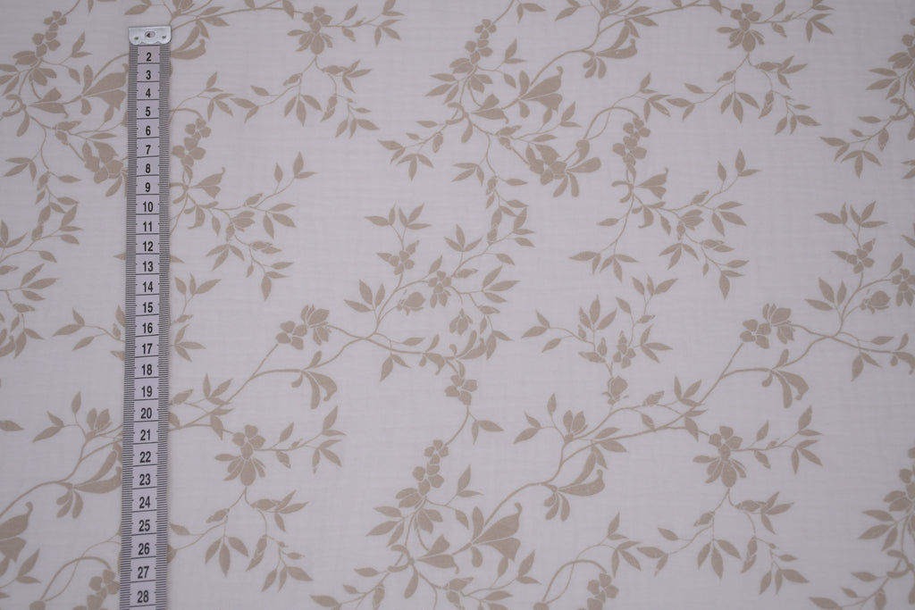 100% Cotton Muslin Double Gauze Print - Misty Veils