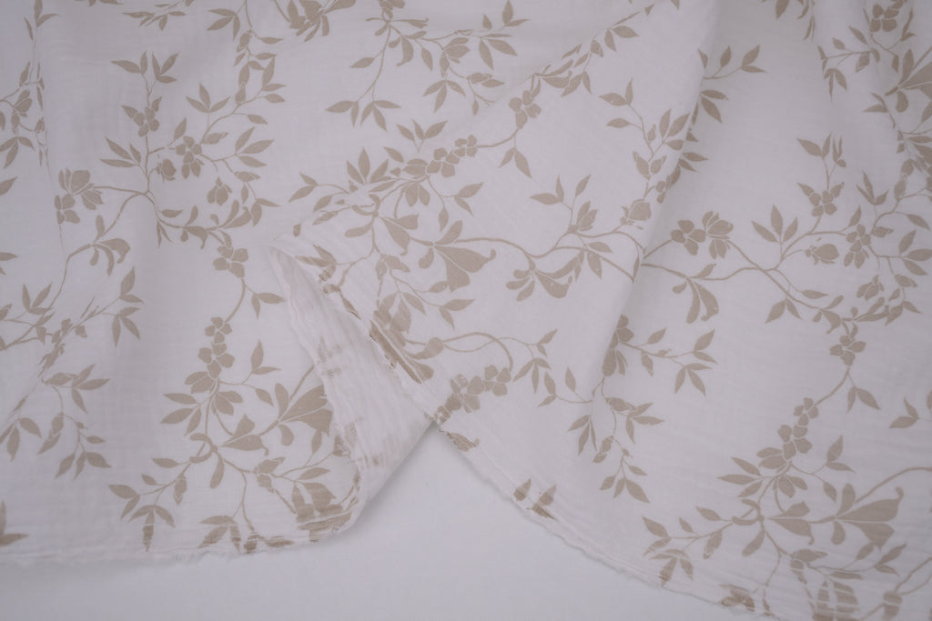 100% Cotton Muslin Double Gauze Print - Misty Veils