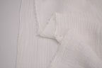 100% Cotton Double Gauze Muslin Fabric - Pure White