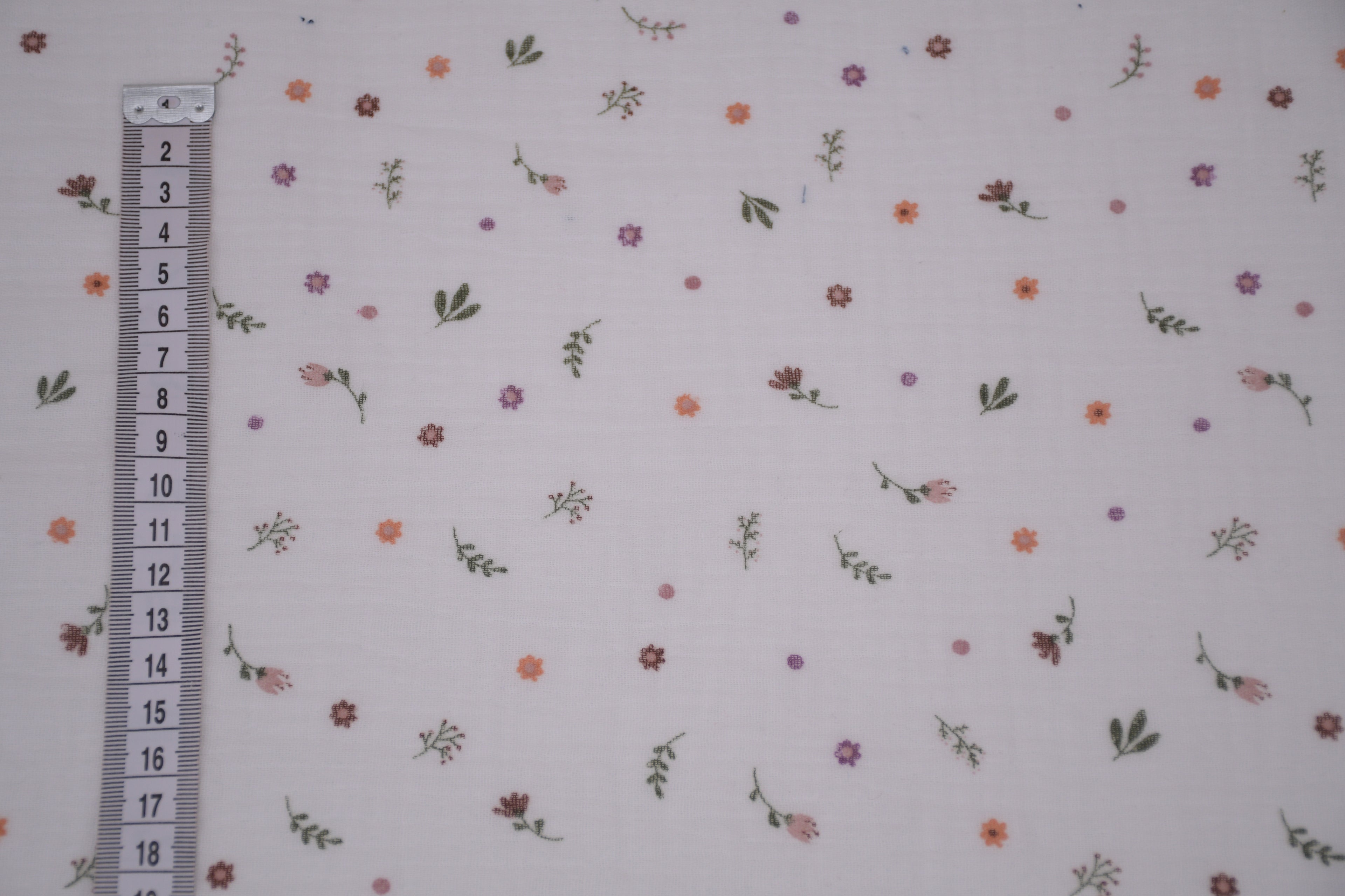 100% Cotton Muslin Double Gauze Print - Penny Petals