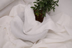 100% Cotton Double Gauze Muslin Fabric - Pure White