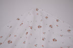 100% Cotton Muslin Double Gauze Print - Apricot Bloom