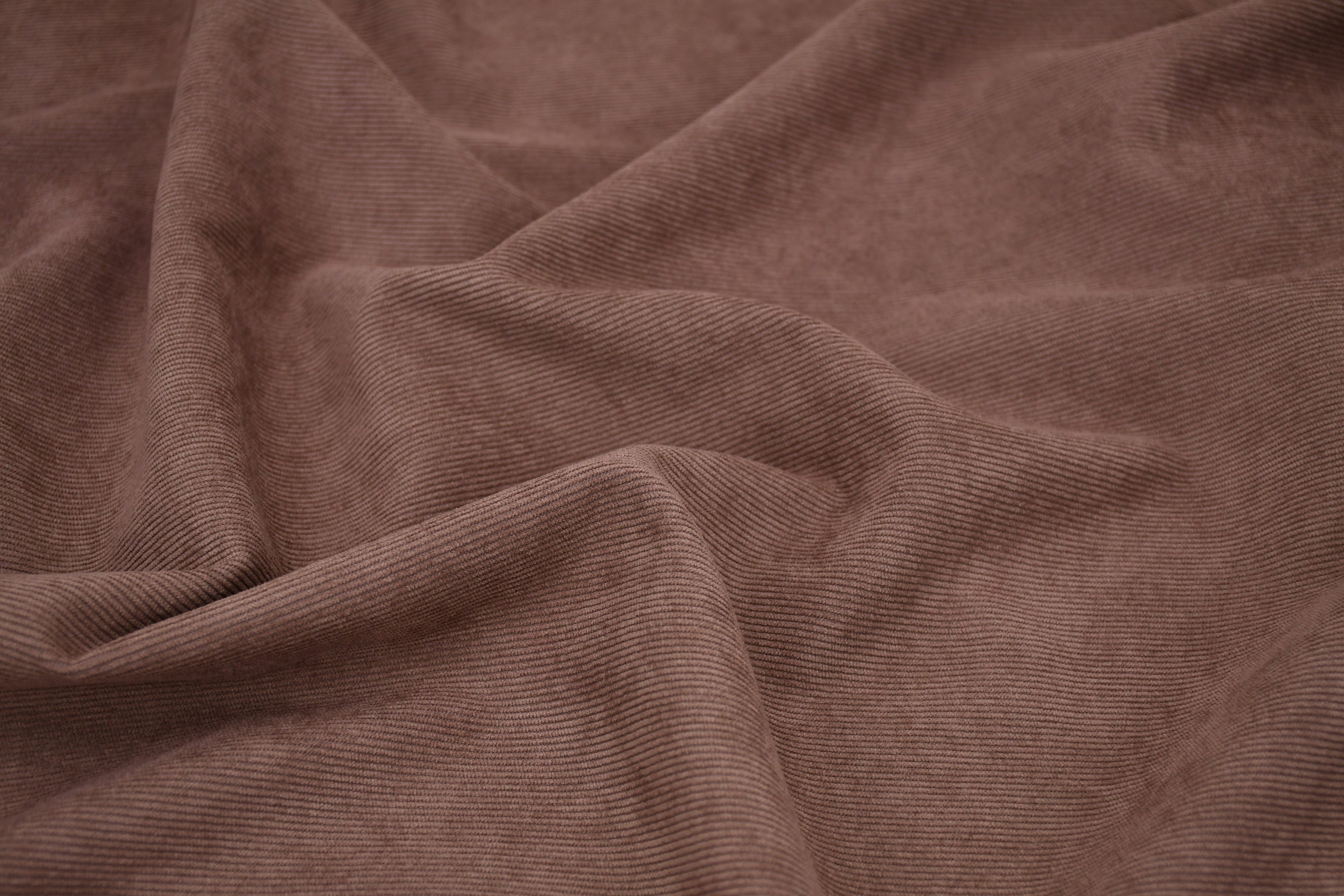 16 Wales Corduroy Light Stretch Fabric - Taupe
