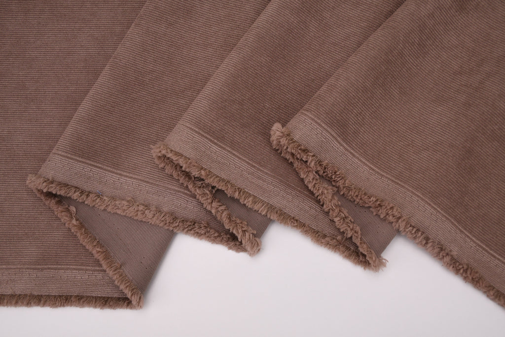 16 Wales Corduroy Light Stretch Fabric - Taupe