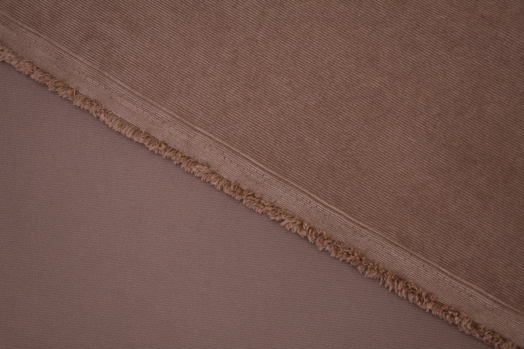 16 Wales Corduroy Light Stretch Fabric - Taupe