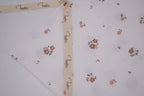100% Cotton Muslin Double Gauze Print - Apricot Bloom