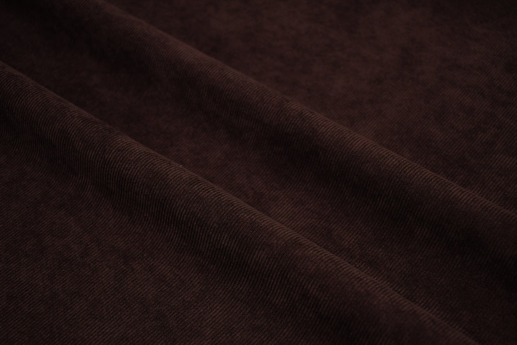 16 Wales Corduroy Light Stretch Fabric - Chocolate