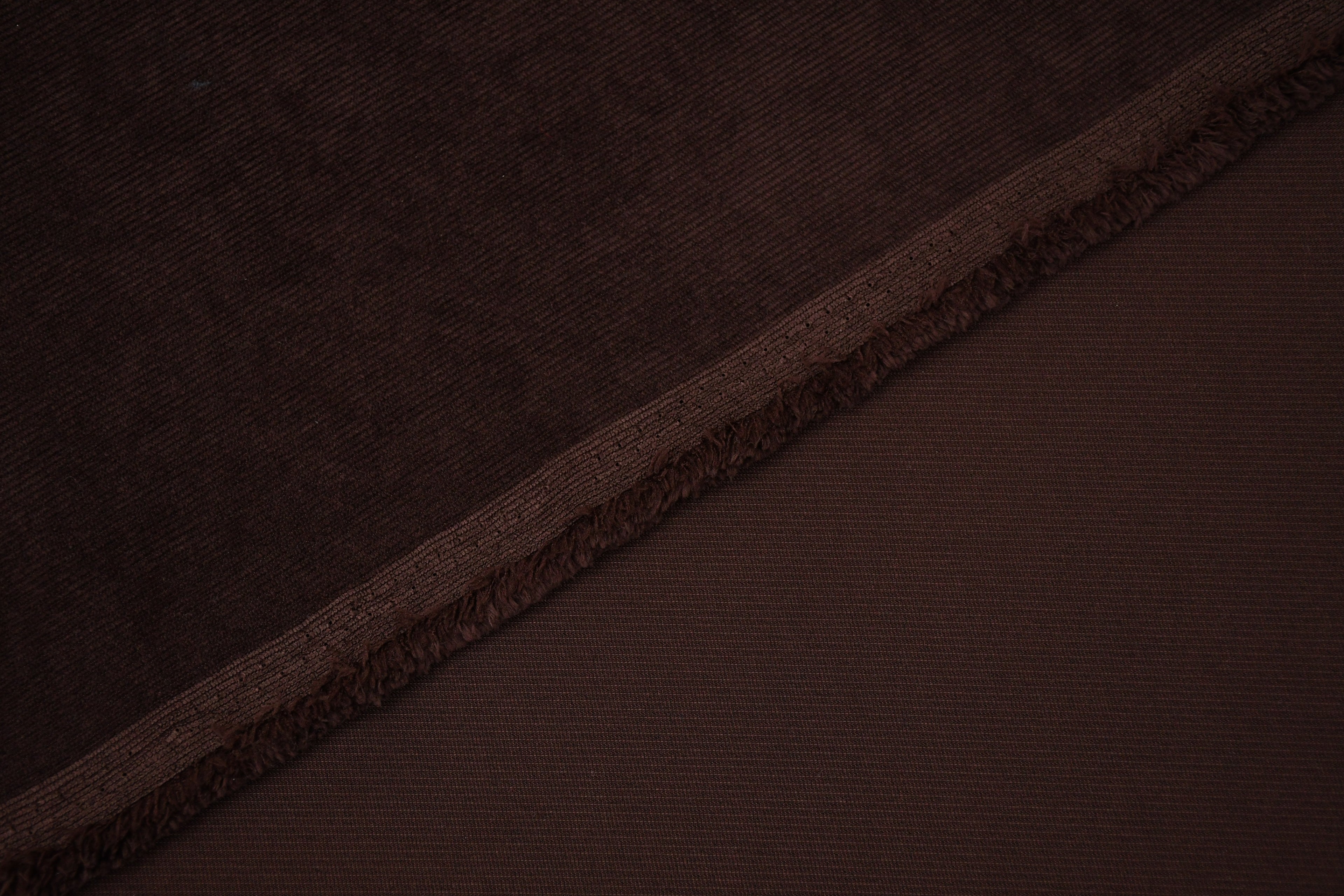 16 Wales Corduroy Light Stretch Fabric - Chocolate