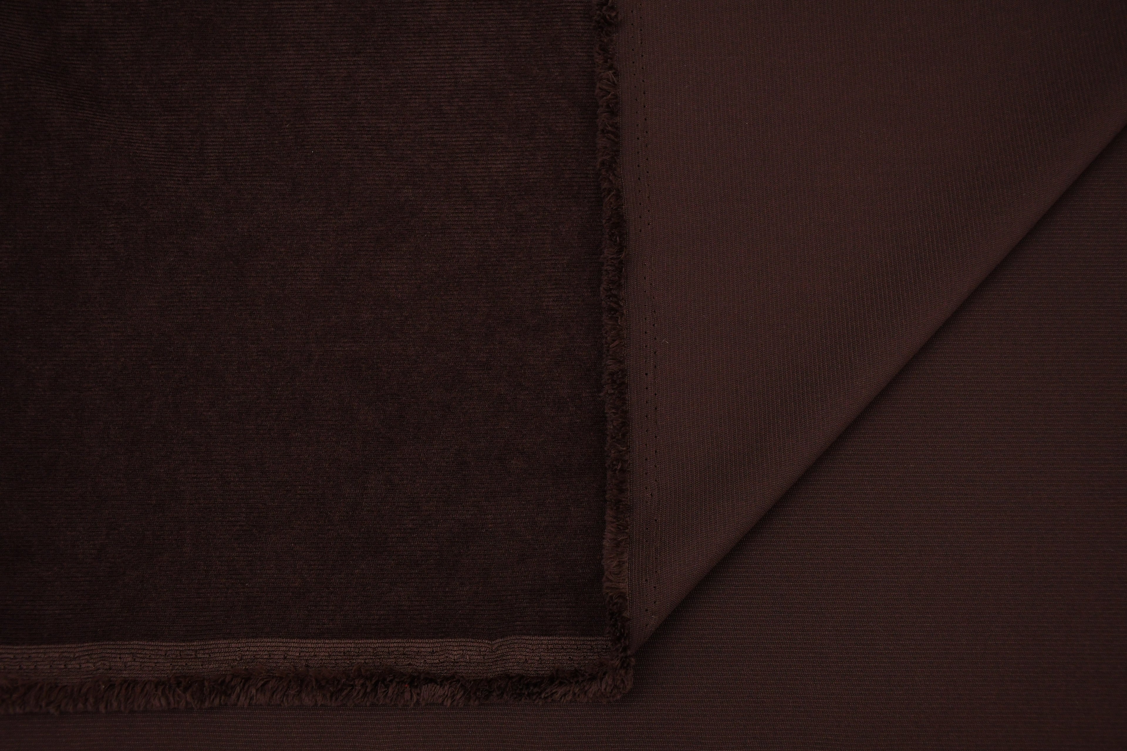 16 Wales Corduroy Light Stretch Fabric - Chocolate