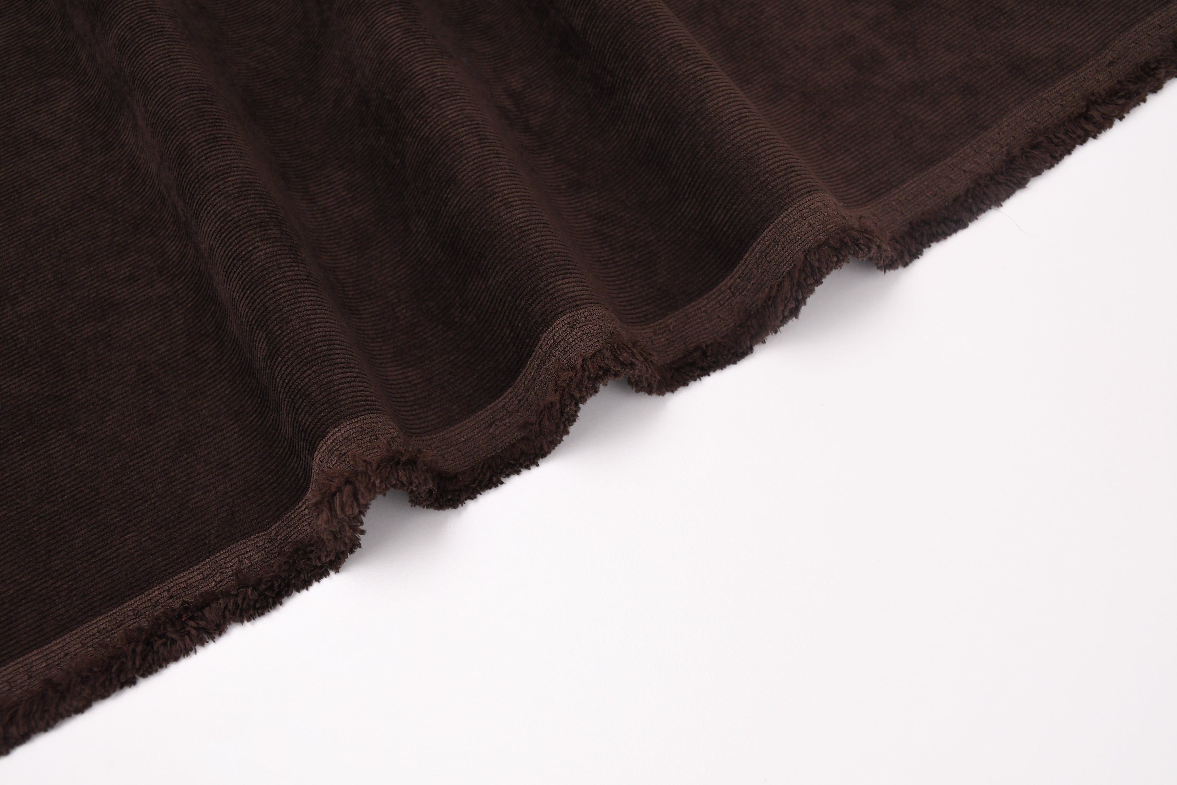 16 Wales Corduroy Light Stretch Fabric - Chocolate