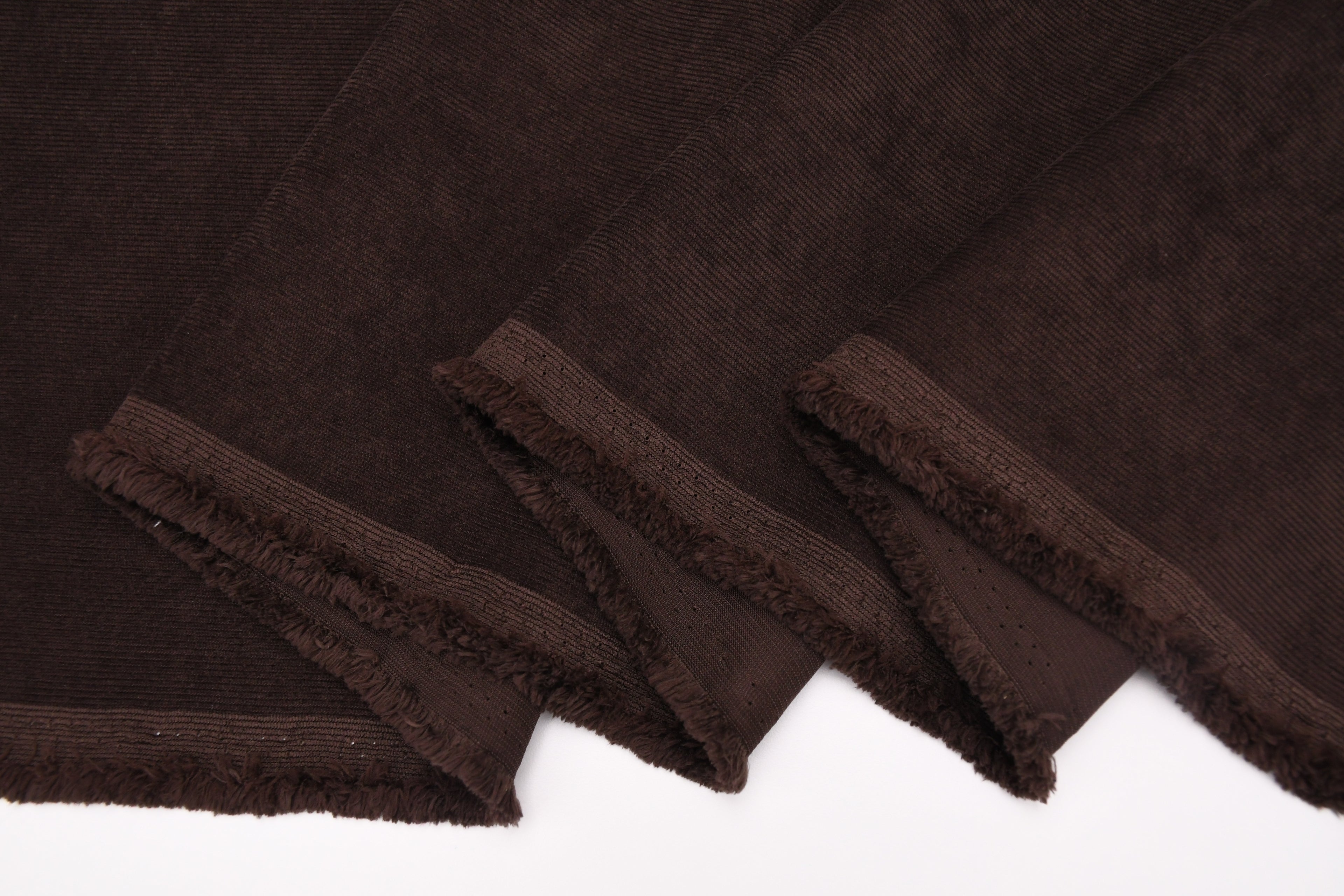 16 Wales Corduroy Light Stretch Fabric - Chocolate