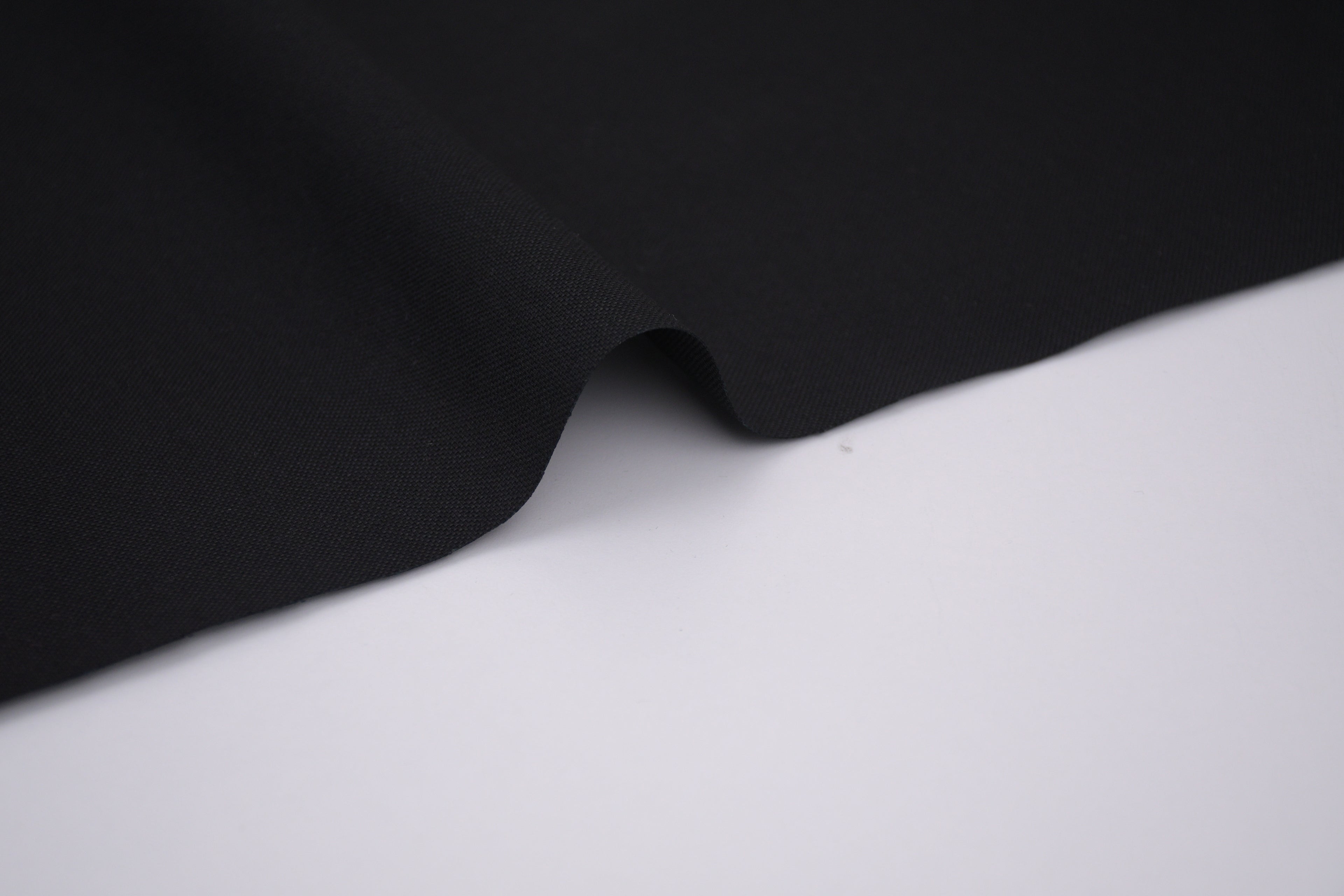 8oz 100% Cotton Canvas Fabric - Black