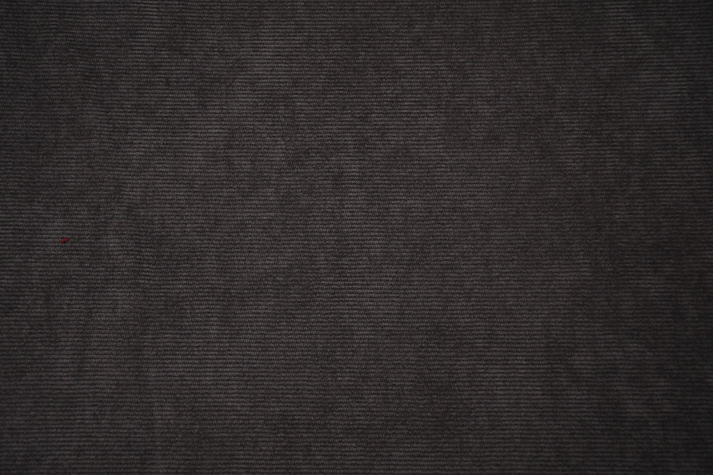 16 Wales Corduroy Light Stretch Fabric - Charcoal Grey