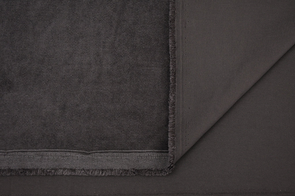 16 Wales Corduroy Light Stretch Fabric - Charcoal Grey