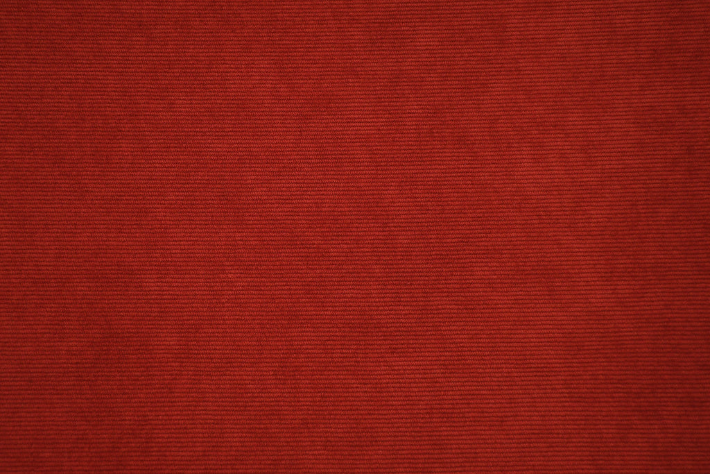 16 Wale Corduroy Light Stretch Fabric - Burnt Red