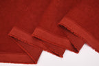 16 Wale Corduroy Light Stretch Fabric - Burnt Red