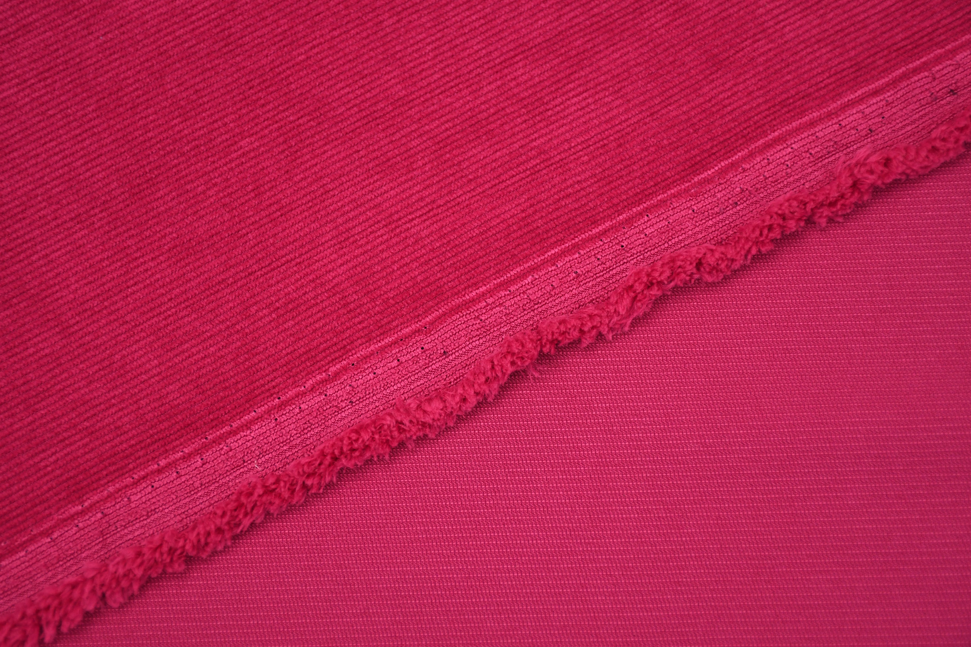 16 Wales Corduroy Light Stretch Fabric - Electric Pink