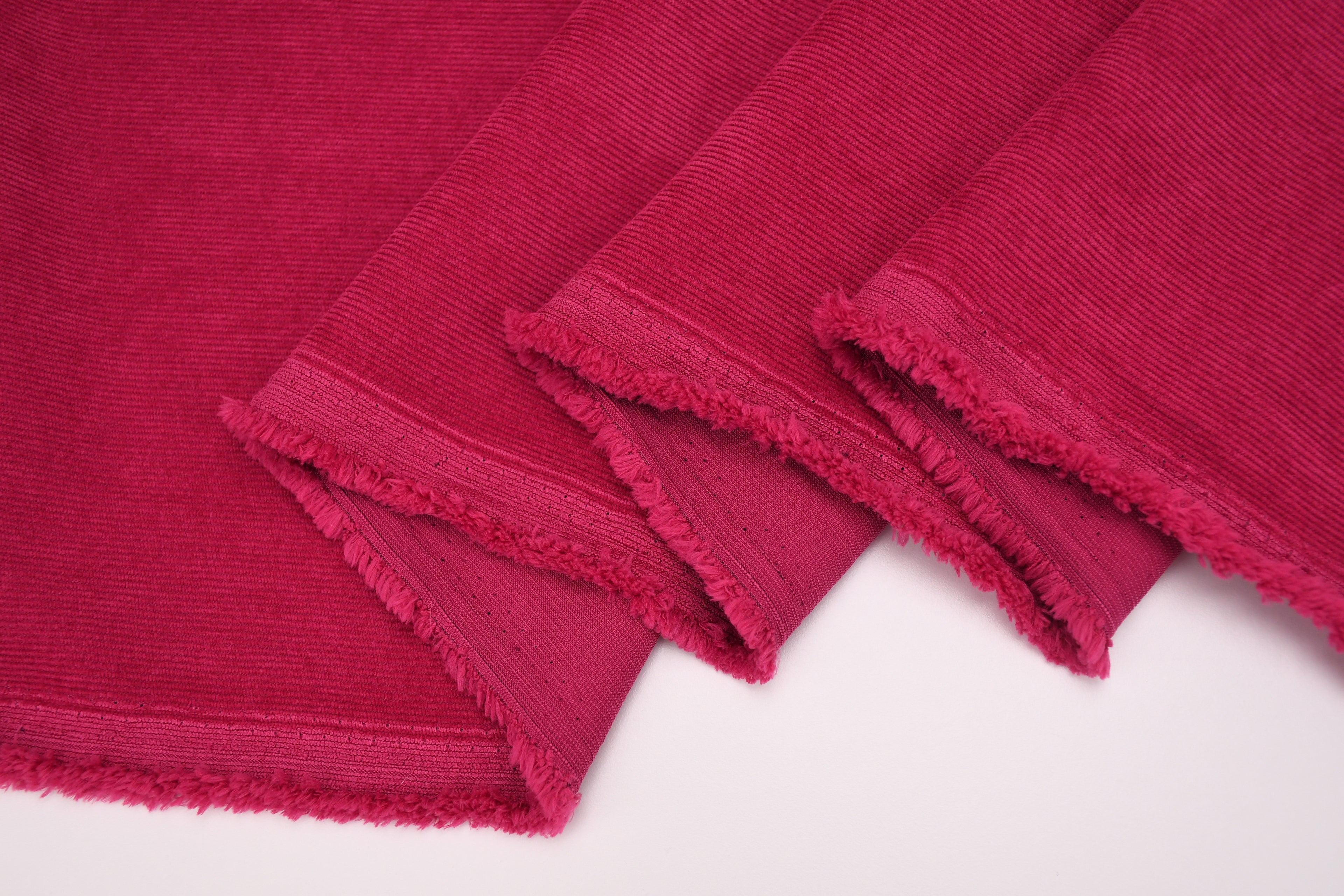 16 Wales Corduroy Light Stretch Fabric - Electric Pink