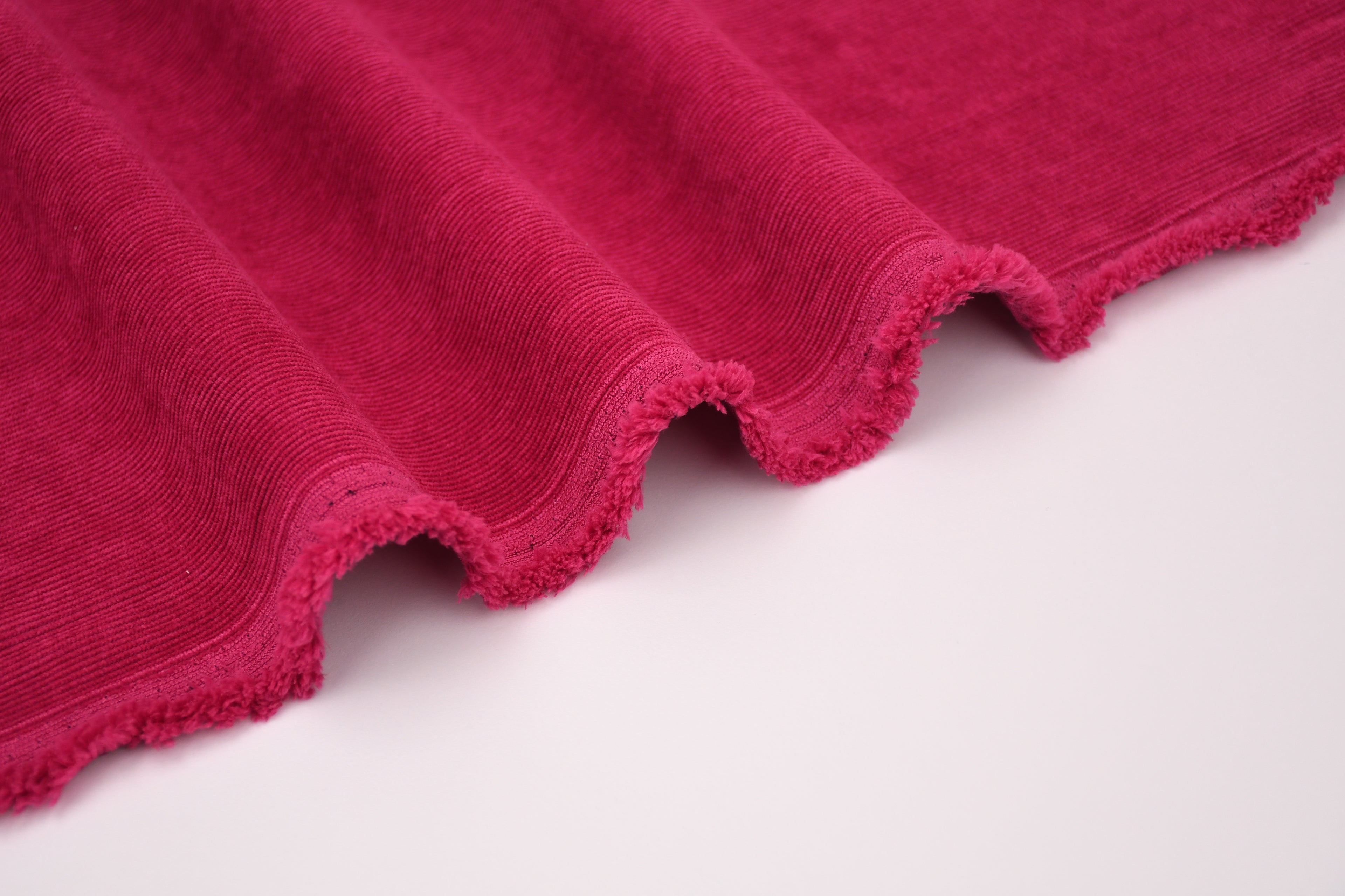 16 Wales Corduroy Light Stretch Fabric - Electric Pink