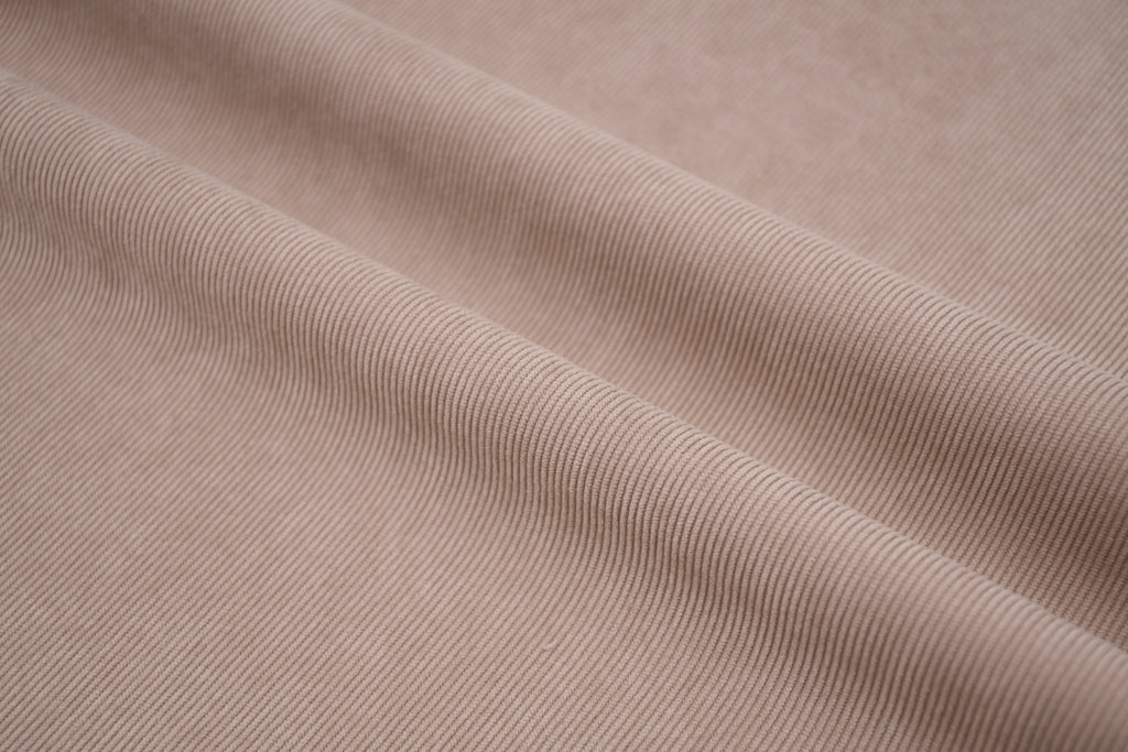 16 Wales Corduroy Light Stretch Fabric - Almond