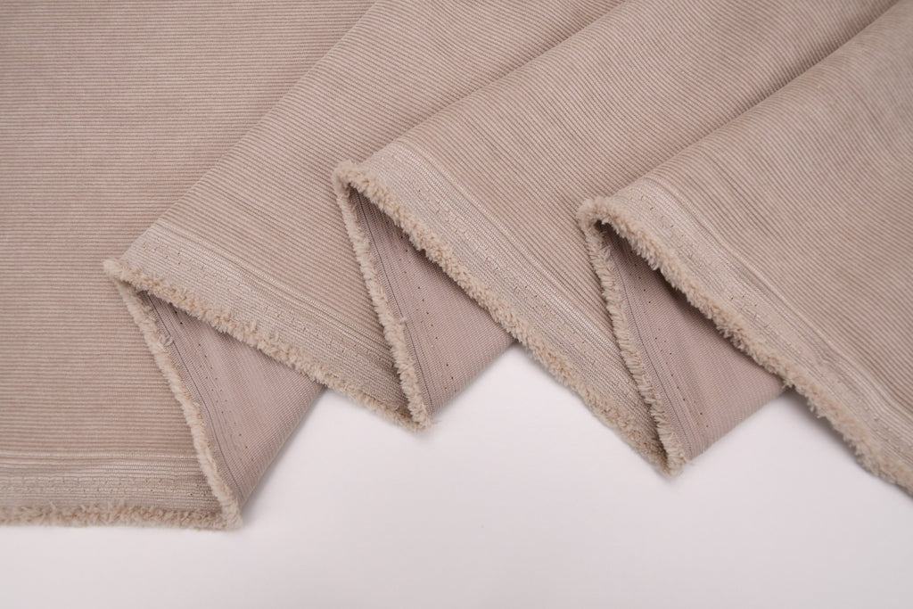 16 Wales Corduroy Light Stretch Fabric - Beige