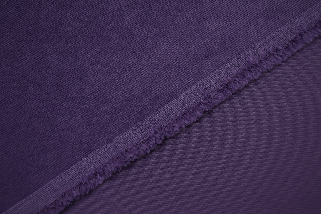 16 Wales Corduroy Light Stretch Fabric - Lilac