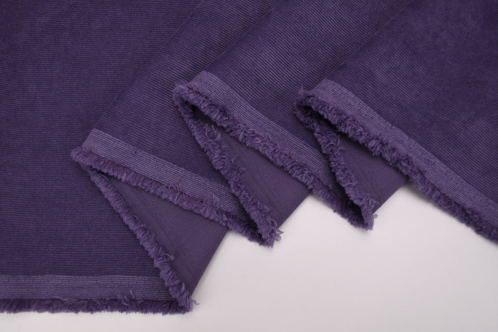 16 Wales Corduroy Light Stretch Fabric - Lilac