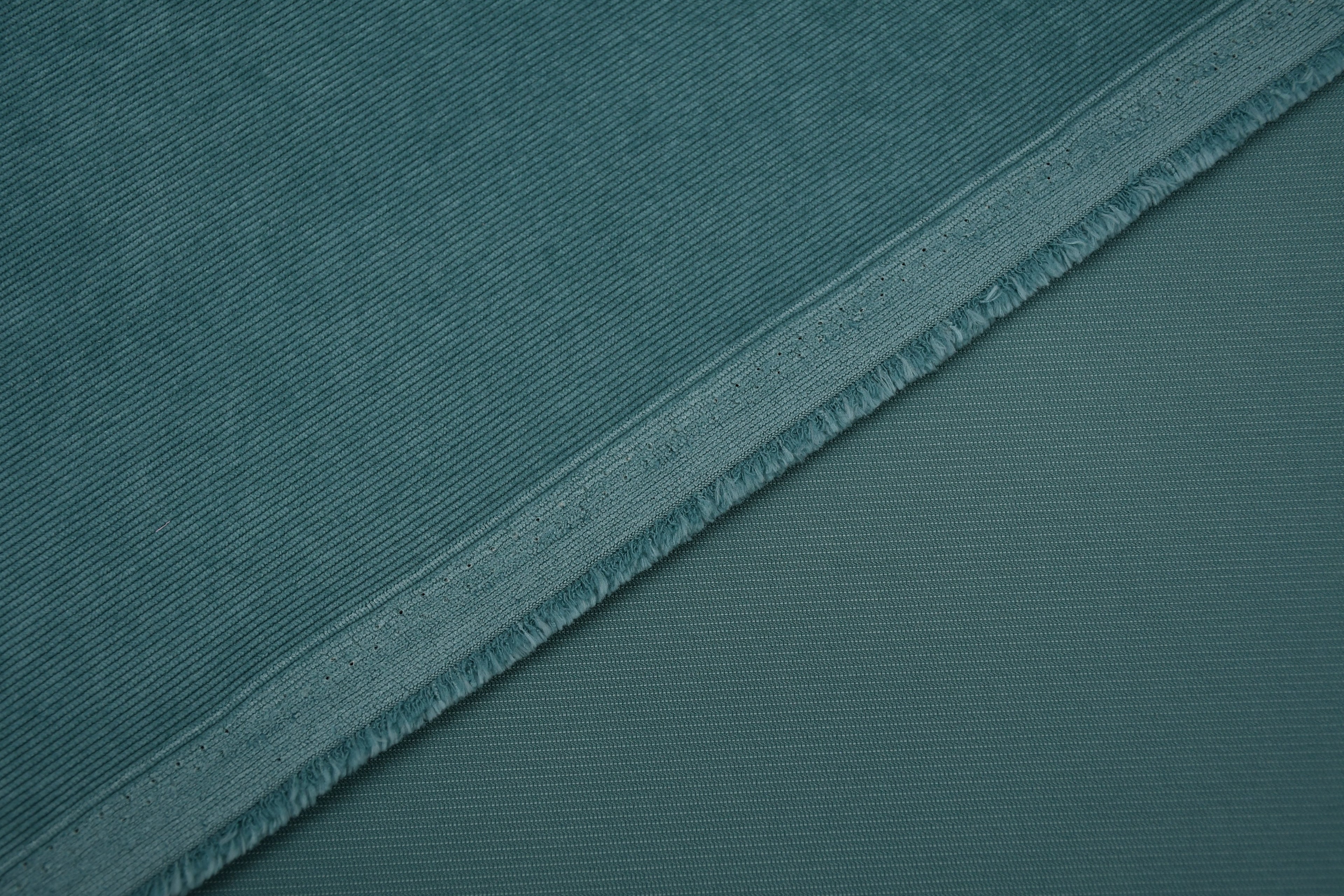16 Wales Corduroy Light Stretch Fabric - Aqua