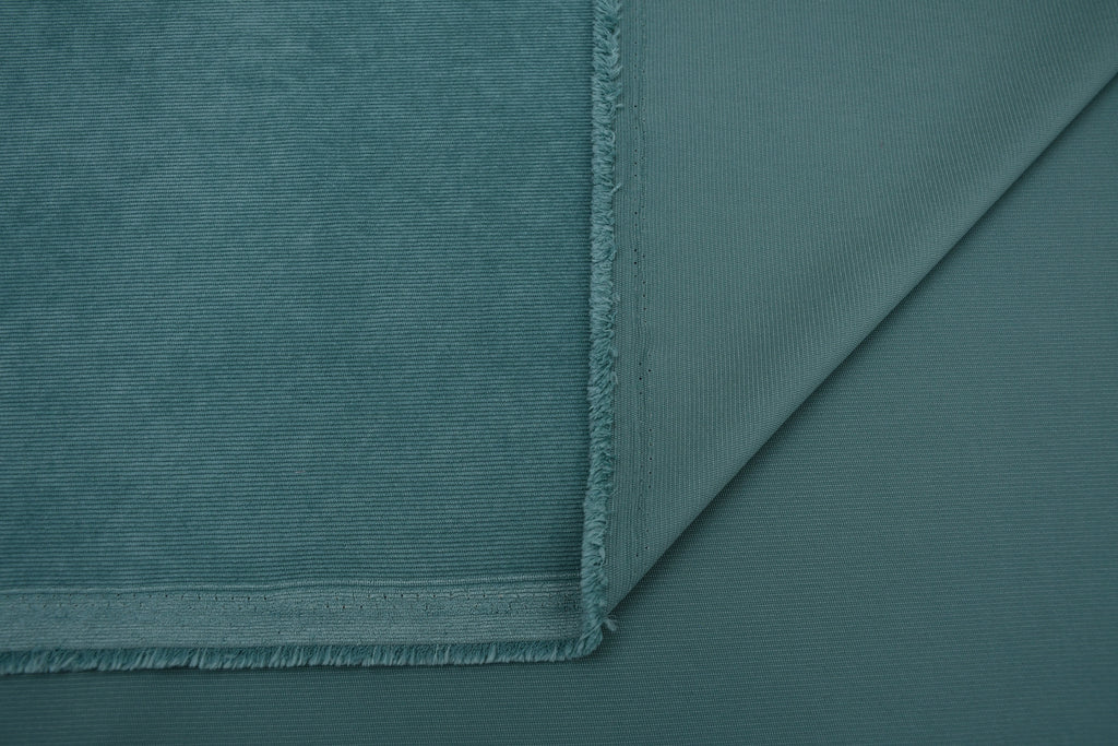 16 Wales Corduroy Light Stretch Fabric - Aqua