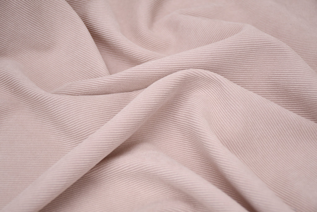 16 Wales Corduroy Light Stretch Fabric - Cream