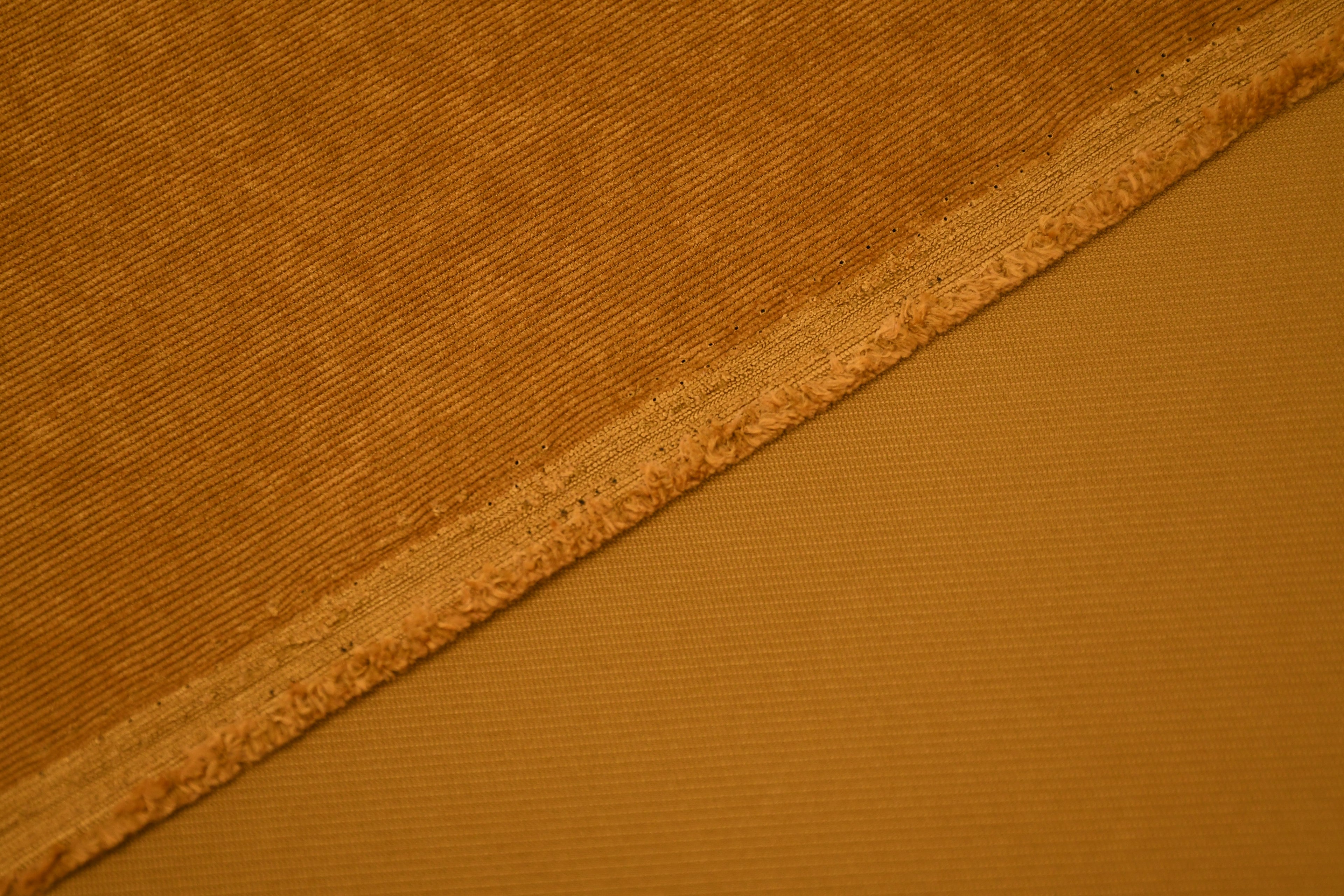 16 Wales Corduroy Light Stretch Fabric - Mustard