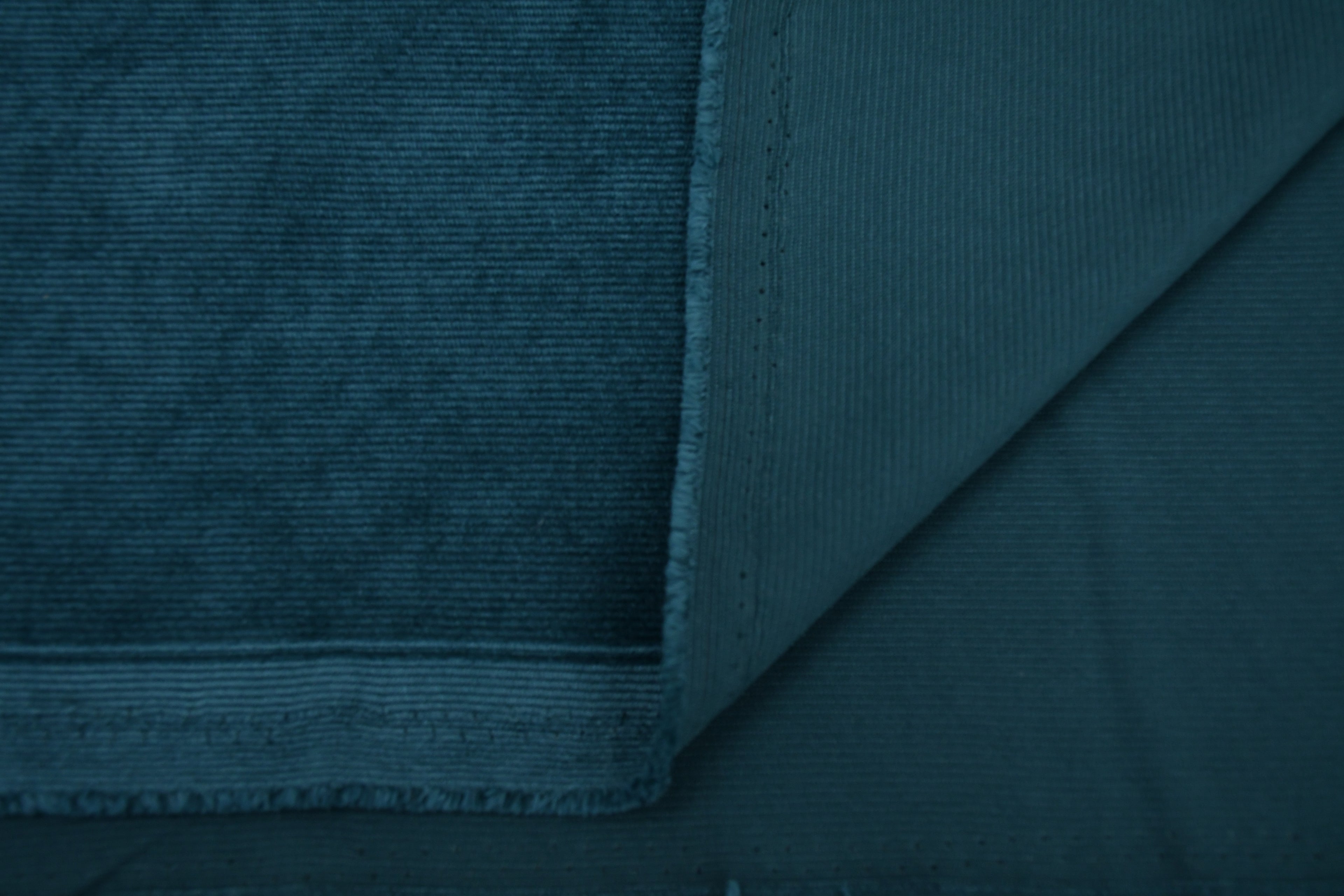 16 Wales Corduroy Light Stretch Fabric - Deep Turquoise