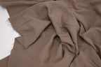 100% Cotton Double Gauze Muslin Fabric - Taupe