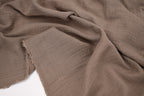100% Cotton Double Gauze Muslin Fabric - Taupe