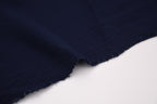 100% Cotton Double Gauze Muslin Fabric - Navy