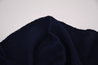 100% Cotton Double Gauze Muslin Fabric - Navy